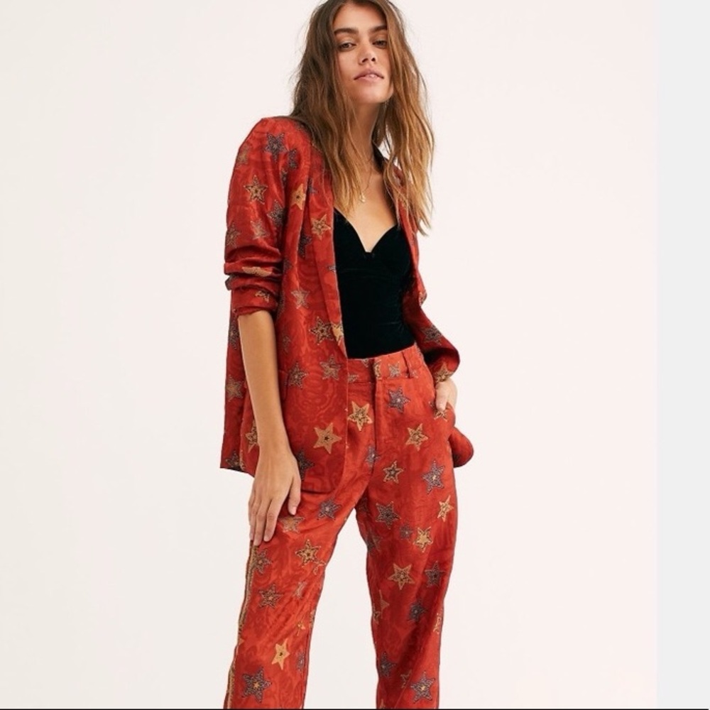 NWOT Free People / Scotch & Soda Suit Blazer Star_3